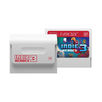 Cartucho de jogo Indie Heroes 3 para consola Evercade