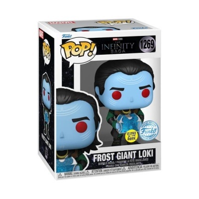 Figura Funko Pop! Frost Giant Loki da Marvel em caixa com janela transparente