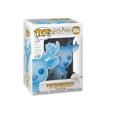Figura Funko Pop! Patronus de Veado azul translúcido na caixa original Harry Potter 104