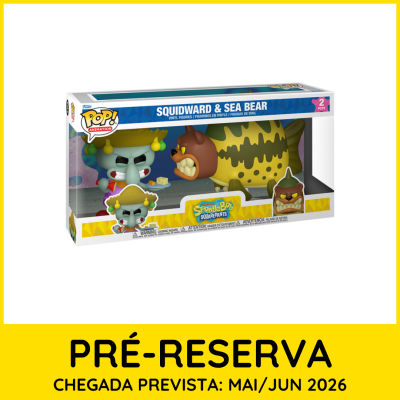 Caixa Funko Pop! com figuras Squidward & Sea Bear
