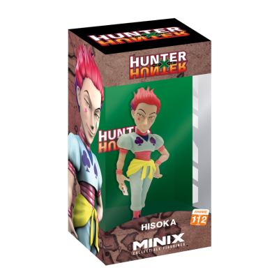 Figura de Hisoka do anime Hunter x Hunter em embalagem