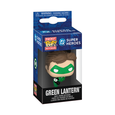 Chaveiro Vinil Green Lantern na caixa Pocket Pop! Keychain