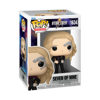 Figura Funko Pop! Seven of Nine Star Trek na embalagem