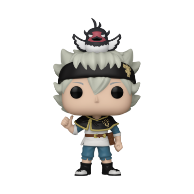 Figura Funko Pop de personagem com passarinho na cabeça