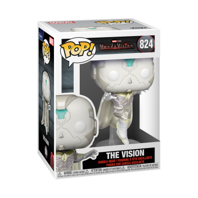 Figura Funko Pop! The Vision da Marvel WandaVision em embalagem