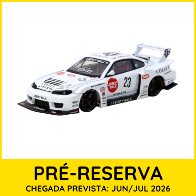 Miniatura carro corrida branco LIBERTY WALK COLLET ATHLETE nº23