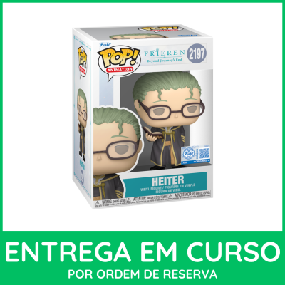 Figura Funko Pop de vinil Heiter da série Frieren Beyond Journeys End em embalagem com janela