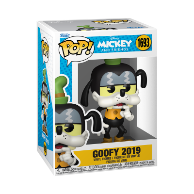 Figura Funko Pop Goofy 2019 em caixa da coleção Mickey and Friends