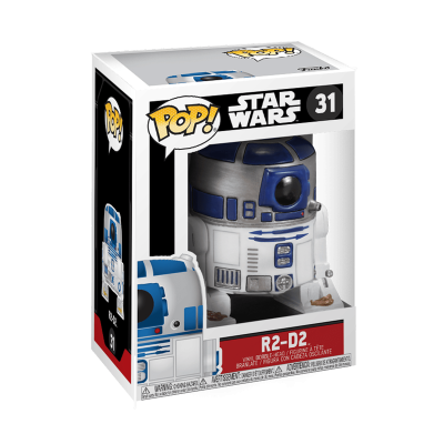 Funko Pop! R2-D2 Star Wars na caixa