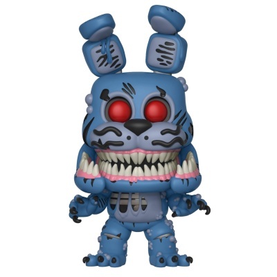 Boneco Funko Pop azul com olhos vermelhos e dentes afiados