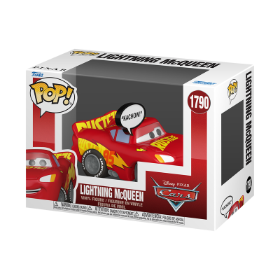 Funko Pop Lightning McQueen da Disney Pixar Cars em caixa de vinil