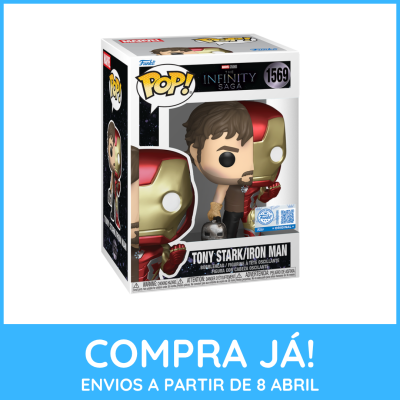 Figura Pop! Tony Stark/Iron Man em caixa Funko Pop!