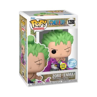 Funko POP! figura Zoro (ENMA) da série ONE PIECE, embalagem com número 1288