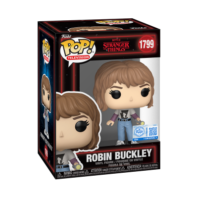 Funko Pop Robin Buckley Stranger Things em caixa