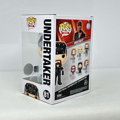 Embalagem de Funko Pop! WWE Undertaker número 81