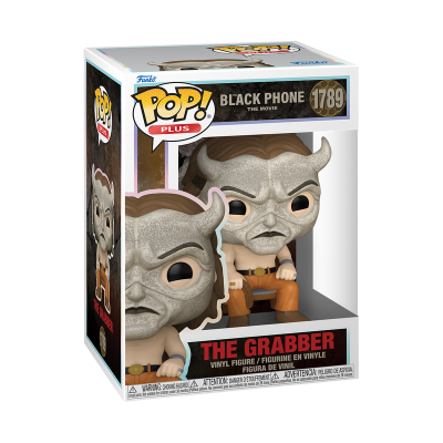 Figura Funko Pop Plus The Grabber de vinil do filme Black Phone na caixa