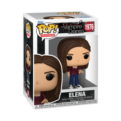 Funko Pop! Elena The Vampire Diaries 1976 numa caixa de embalagem