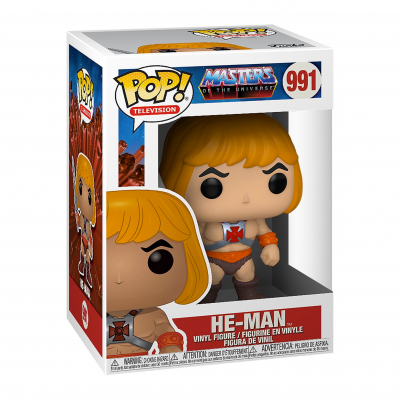 Figura Funko Pop! He-Man Masters of the Universe em caixa