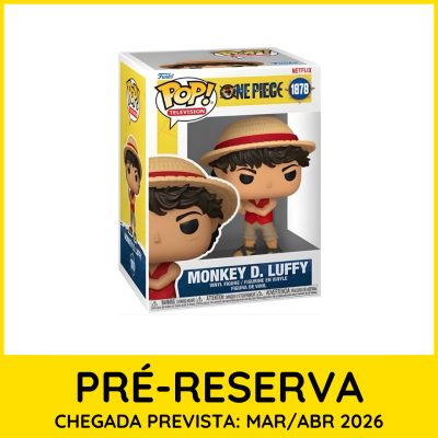 Figura Funko Pop! Monkey D. Luffy One Piece na caixa