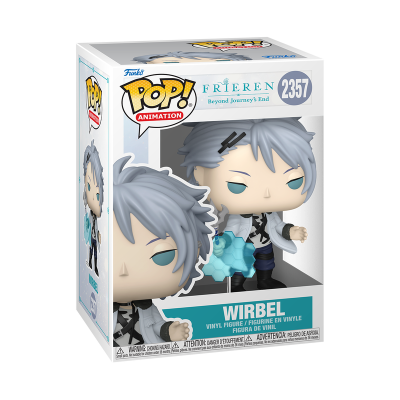 Figura Funko Pop! Wirbel de FRiEREN na caixa branca e azul