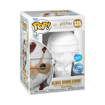 Embalagem Funko Pop! Albus Dumbledore nº 125 Harry Potter com figura D.I.Y. em vinil