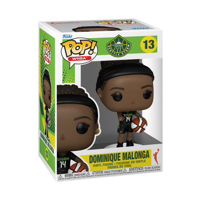 Funko POP! Dominique Malonga Seattle Storm com bola de basquetebol