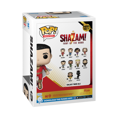 Caixa empacotamento Funko Pop! Shazam! Fury of the Gods número 1277