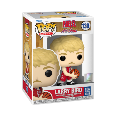 Funko Pop Larry Bird NBA All-Stars vinil dentro da caixa
