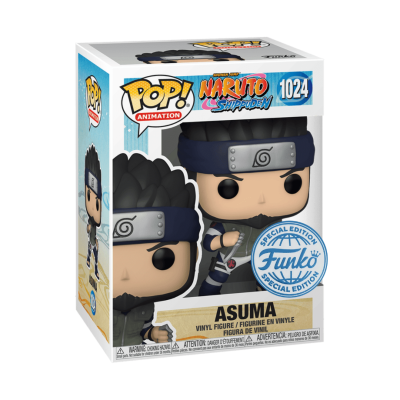 Figura Asuma Funko Pop! de Naruto Shippuden em embalagem