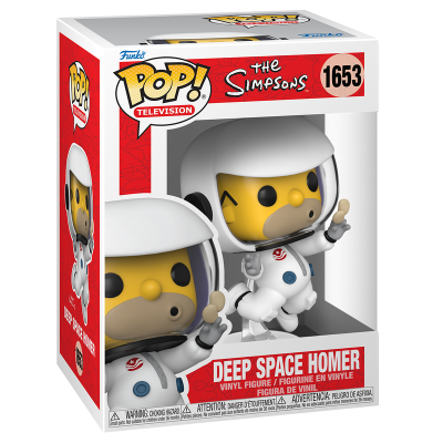 Figura Funko Pop Deep Space Homer da série The Simpsons em caixa