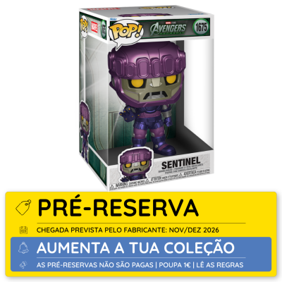 Boneco Funko Pop! Sentinel Avengers Doomsday na embalagem