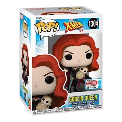 Figura Funko Pop! Goblin Queen da coleção X-Men 97 na caixa