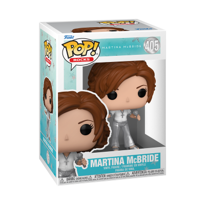Figura Funko Pop! Rocks Martina McBride número 405 em caixa