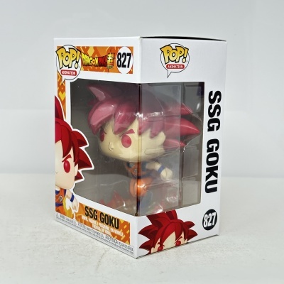 Caixa Funko Pop SSG Goku Dragon Ball Super número 827