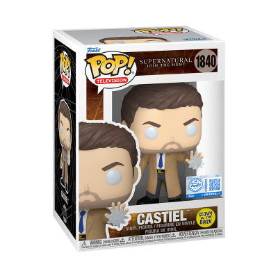 Figura de vinil Castiel da série Supernatural na caixa Pop! Television número 1840