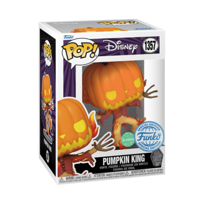 Figura Funko Pop! Disney Pumpkin King em caixa