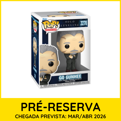 Funko Pop Go Gunhee Solo Leveling vinil dentro da caixa