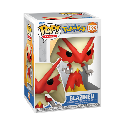 Figura Funko POP! Blaziken em caixa de vinil