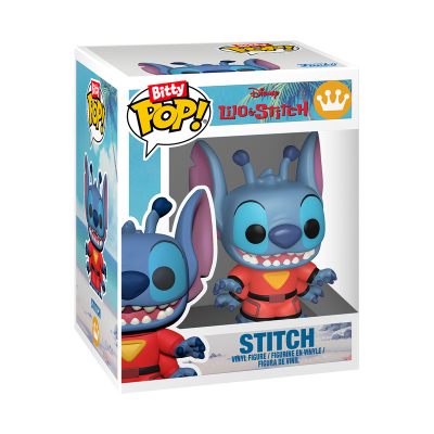 Figura Stitch de vinil na caixa Bitty Pop!