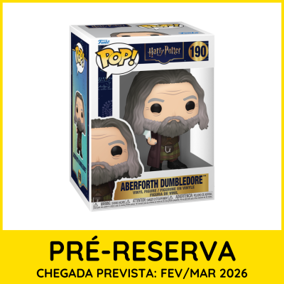 Figura Funko Pop Aberforth Dumbledore de Harry Potter na caixa