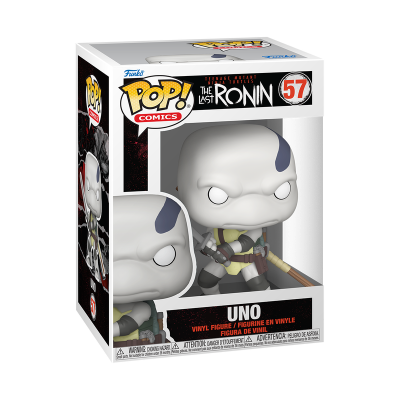 Figura Funko Pop The Last Ronin UNO na caixa com janela transparente