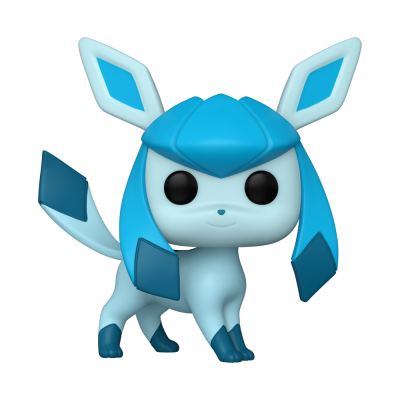 Figura colecionável azul de Glaceon estilo Funko Pop