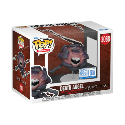 Figura Funko Pop! Movies Death Angel A Quiet Place em caixa com janela transparente