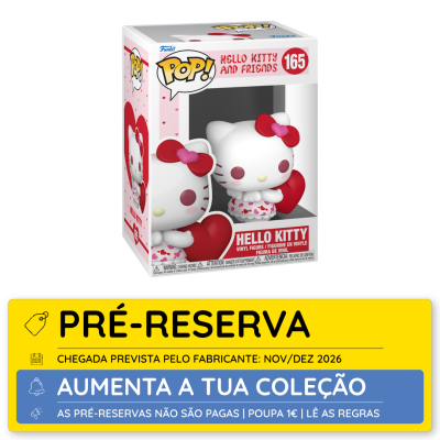 Figura Funko Pop Hello Kitty vinil número 165 na caixa original