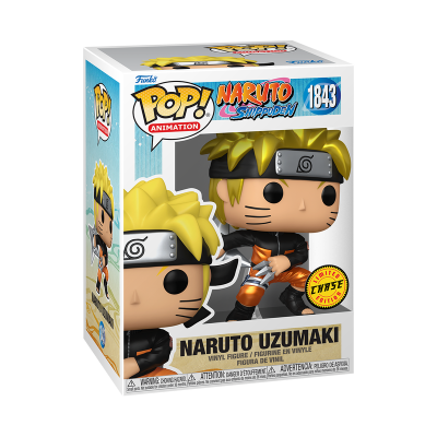 Figura Funko Pop Naruto Uzumaki na caixa original com etiqueta 'Limited Chase'
