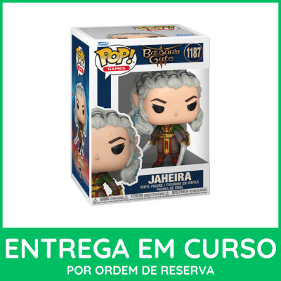 Figura Funko Pop Jaheira de Baldurs Gate em caixa