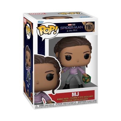 Figura Funko Pop! da personagem MJ do Spider-Man No Way Home em caixa