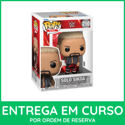 Funko Pop! WWE Solo Sikoa vinyl figure na embalagem