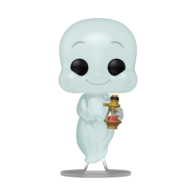 Figura Funko Pop de fantasma branco com lanterna dourada