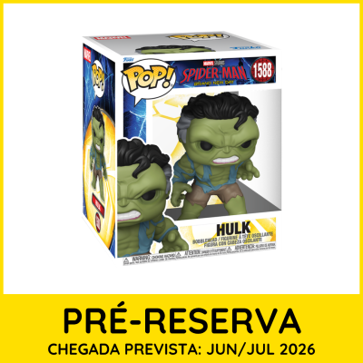 Funko Pop do Hulk Marvel em caixa